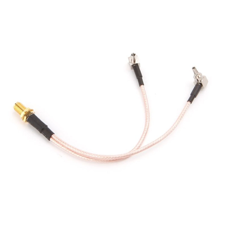 RG316 SMA Female to CRC9-TS9 Connector Cable Extension, Length: 15cm RG316 SMA Female to CRC9-TS9 Connector Cable Extension, Length: 15cm